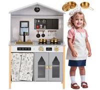 Cuisine pour enfants cuisine jouet accessoires et effets surprises convient aux enfants âgés de 3 ans et plus 28 5 x 60 x 92 cm