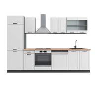 Cuisine R-Line 300cm PT Chêne Blanc campagne/Anthracite Vicco 43033