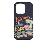 Cuisine rétro Humour Cuisson mentale Coque pour iPhone 15 Pro