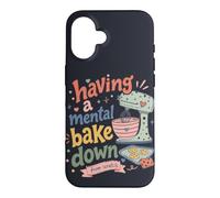 Cuisine rétro Humour Cuisson mentale Coque pour iPhone 16