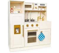 Cuisine Roma 242167 Jouet en Bois Interactive avec lumière et Son Nombreux Accessoires Inclus