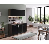 Cuisine Salle à Manger Single Chêne, York Noir Oliver 150 CM
