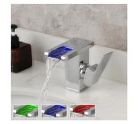 Cuisine Salle Bain LED Cascade Lavage lavé mélangeur puits Blanc Noire terrasse Monte à Eau Froide bouchette Bassin, Robinet de Chariot évier pour lavabo