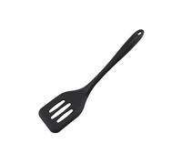 Cuisine Silicone tourneurs Gadgets spatule oeuf poisson poêle Scoop pelle frite outils à fente ustensiles de cuisine(Black)