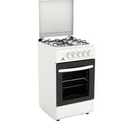 Cuisine Staylux 4 feux à gaz Four à gaz 50 x 50 cm Blanc 55 G40F WHITE