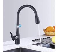 Cuisine Taps Kitchen Tap Robinet Matt Black Brackaged Sink Sort Faucet Mixer Tap Cuisine Cuisine à Levier Serme Cold Hot Cuisine Tapée