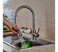 Cuisine Taps Kitchen Tap Robinet Wholesale and Retail Luxury Tiret Out Nickel Nickel Faucet SwivelS Spertu