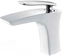 Cuisine Taps Robinet Balle Boule de Bain Robinet Pont monté sur Le Bassin Blanc largement utilisé Basin Basin Robinet mélangeur