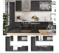 Cuisine Vicco Fame-Line 240 cm, cuisine intégrée, bloc cuisine, cuisine