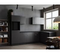 Cuisine Vide Bloc Cuisine D'Angle Gris Mat Gris Oliver 280 X 172 CM Respekta