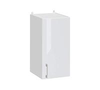 - Meuble haut de cuisine Eco Blanc Brillant 1 porte L 30 cm