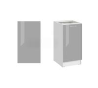 - Panneau de finition pour meuble bas Eco Gris Brillant