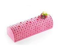 Cuisineonly - Noël : kit moule à bûche + tapis silicone décor pois. Cuisine : Autour De La Pâtisserie (moules En Silicone)