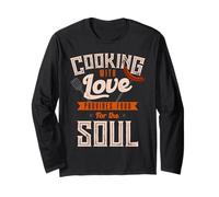 Cuisiner avec Amour nourrit l’âme Manche Longue