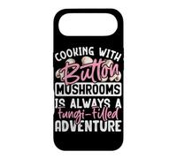 Cuisiner avec des Champignons de Bouton est Toujours Une publicité remplie de Champignons Coque pour iPhone Air