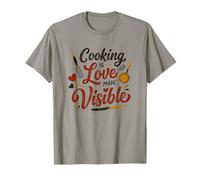 Cuisiner est l'amour Rendu Visible Cuisiner avec Plaisir en Famille T-Shirt