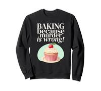 Cuisiner Parce Que Le Meurtre est Une Erreur (Déclaration de Funny Kitchen) Sweatshirt