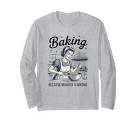Cuisiner parce que le meurtre n'est pas une erreur | Funny Baker Manche Longue