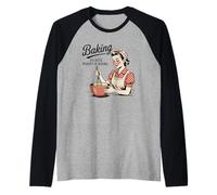 Cuisiner Parce Que Le Meurtre n'est Pas Une Erreur Funny Baking Manche Raglan