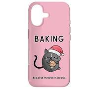Cuisiner Parce Que Le Meurtre n'est Pas Une Erreur, Un Chat mystérieux et Douillet Coque pour iPhone 17