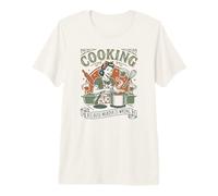 Cuisiner Parce Que Tuer, C'est Mal T-Shirt Haut de Gamme
