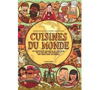 Cuisines du monde Un inventaire savoureux de l'histoire, de la culture, des produits et des traditions culinaires - Aleksandra Mizielinska - Gallimard jeunesse - cartonné - Document jeunesse