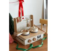 Cuisinette à poser en bois FSC® écru TU