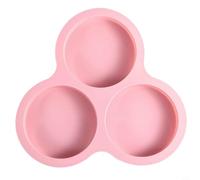 Cuisinez avec notre poêle à œufs en silicone réutilisable pour les articles de petit déjeuner Accessoire de cuisine facile et pratique (rose)