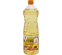 Cuisinez sainement avec une huile française riche en vitamine E - CARREFOUR EXTRA Huile de tournesol haute teneur en acide oléique, bouteille de 1L - Lot de 4