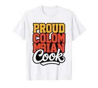Cuisinier Colombien Saveurs Cuisine Colombienne Nourriture T-Shirt