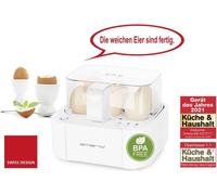 Cuisinier d'oeufs Emerio,6 oeufs,affichage lumineux/langue allemande blanc