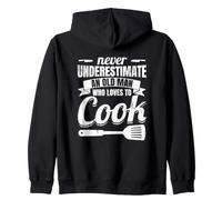 Cuisinier Grand-père Fête des Pères Sweat à Capuche