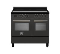 Cuisinière 100 cm Bertazzoni Professional Four électrique / Table de cuisson à Induction PRO105I2ECAT Carbone