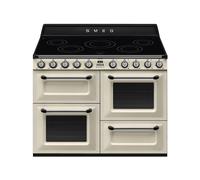 Cuisinière 110 cm Smeg Victoria Four électrique / Table de cuisson à Induction TR4110IP2 Crème