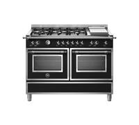 Cuisinière 120 cm Bertazzoni Heritage Four électrique / table de cuisson Combinée HER126G2ENET Noir mat