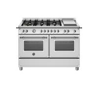 Cuisinière 120 cm Bertazzoni Heritage Four électrique / table de cuisson Combinée HER126G2EXT Acier inoxydable