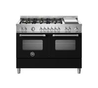 Cuisinière 120 cm Bertazzoni Master Four électrique / table de cuisson Combinée MAS126G2ENET Noir