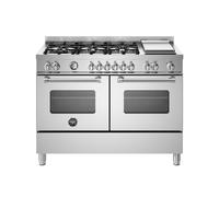 Cuisinière 120 cm Bertazzoni Master Four électrique / table de cuisson Combinée MAS126G2EXT Acier inoxydable
