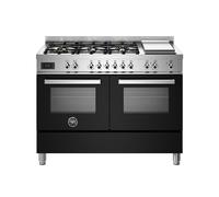 Cuisinière 120 cm Bertazzoni Professional Four électrique / table de cuisson Combinée PRO126G2ENET Noir