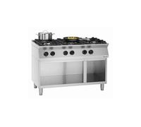 Cuisinière 6 feux MFGO 7060 avec soubassement ouvert