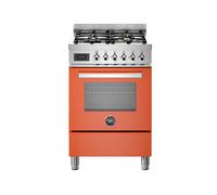 Cuisinière 60 cm Bertazzoni Professional Four électrique / Table de cuisson à Gaz PRO64L1EART Orange