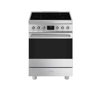 Cuisinière 60 cm Smeg Classica Four électrique / Table de cuisson à Induction C6IMXM2 Acier
