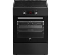 Cuisiniere > 60 x 60 x 85 cm - 3 Inductions - Multifonction - Pyrolyse Four 72L - Noir Noir G