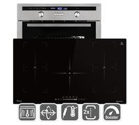 Cuisinière autonome : four encastrable 60 cm EB8013ED + plaque à induction 90 cm IH89005FZ | tournebroche | sonde de température centrale | grill | air chaud | extracteurs télescopiques | minuterie