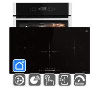 Cuisinière: 60cm Four encastrable EB8313HC + 90cm Plaque Induction IH89005FZ [EEK: A+]