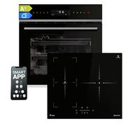 Cuisinière: 60cm Four encastrable EB8317HC + 59cm Plaque Induction IND5903SP | Rôtisserie | Fonction pizza | Gril | Circulation de l'air | Air chaud | Timer automatique | SET8317HCIND593SP