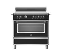 Cuisinière 90 cm Bertazzoni Heritage Four électrique / Table de cuisson à Induction HER95I1ENET Noir mat