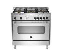 Cuisinière 90 cm Bertazzoni Master Four à Gaz / Table de cuisson MAS95C1MXV Acier inoxydable