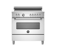 Cuisinière 90 cm Bertazzoni Master Four électrique / Table de cuisson à Induction MAS95I1EXT Acier inoxydable