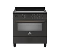 Cuisinière 90 cm Bertazzoni Professional Four électrique / Table de cuisson à Induction PRO95I1ECAT Carbone